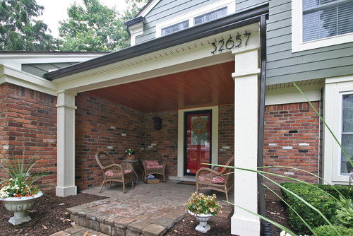 Variety Adds Spice - Brick House Front Door Color