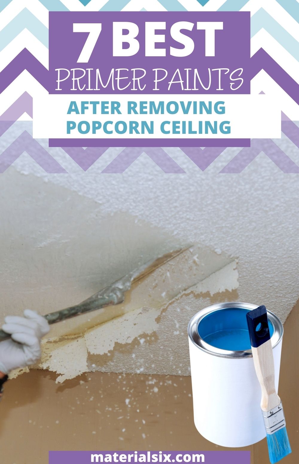 best primer after removing popcorn ceiling