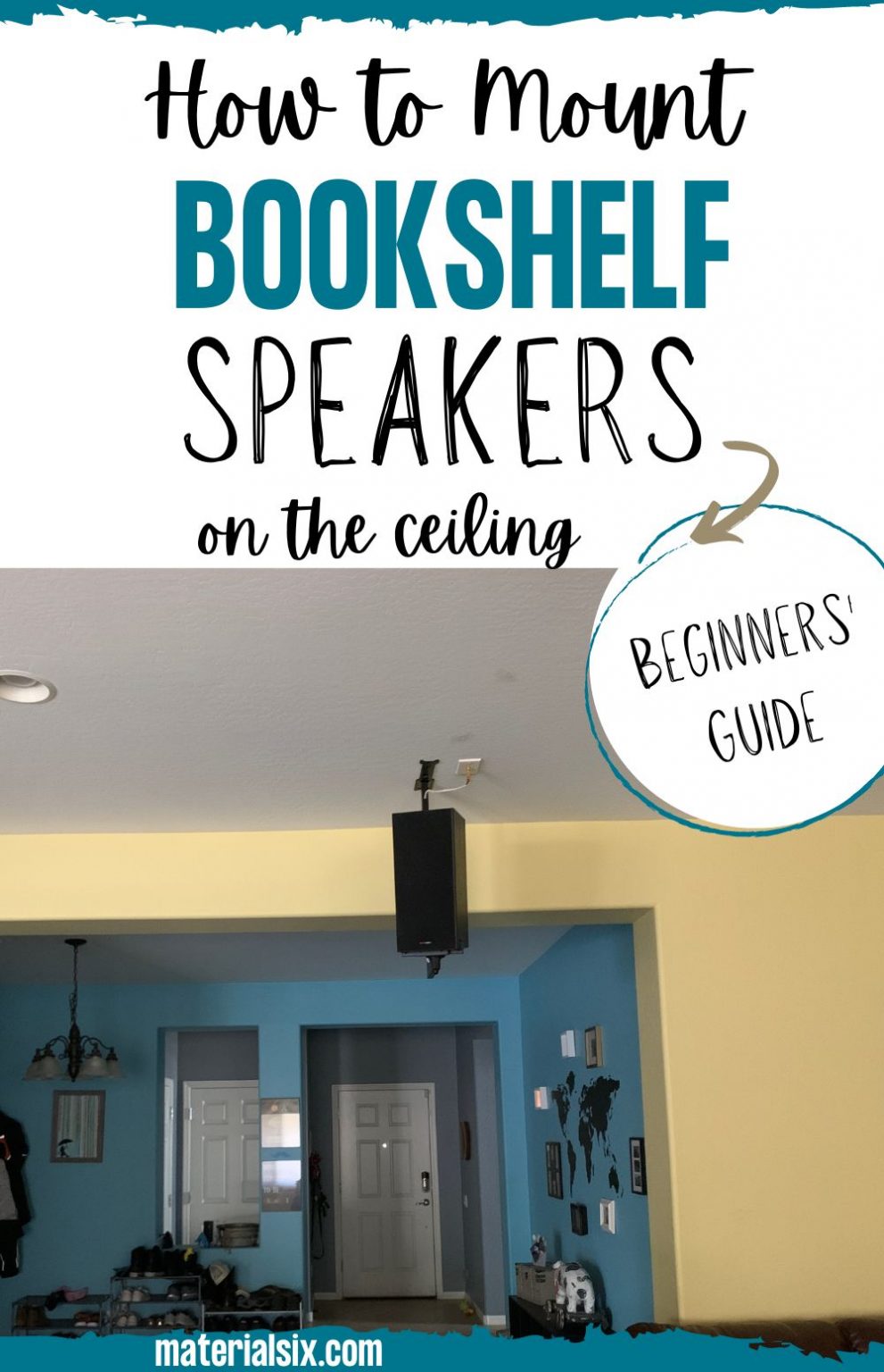 How to Mount Bookshelf Speakers On The Ceiling (Beginners' Guide)