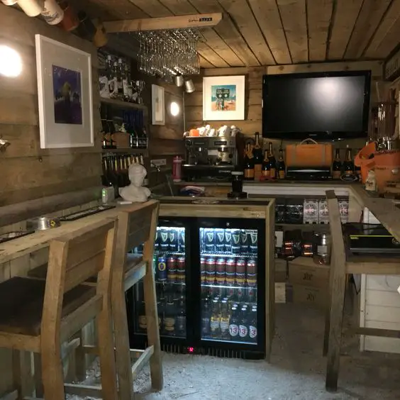 Garage-Turned-Masculine Oasis - Small Man Cave