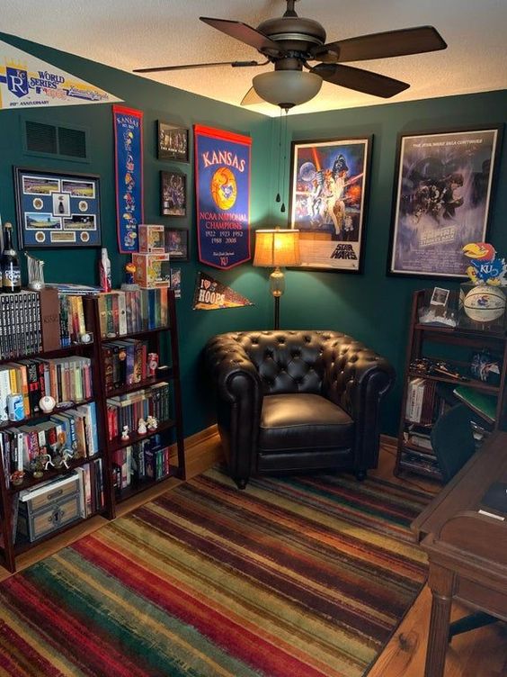 Say Yes to Popular Culture - Small Man Cave Ideas