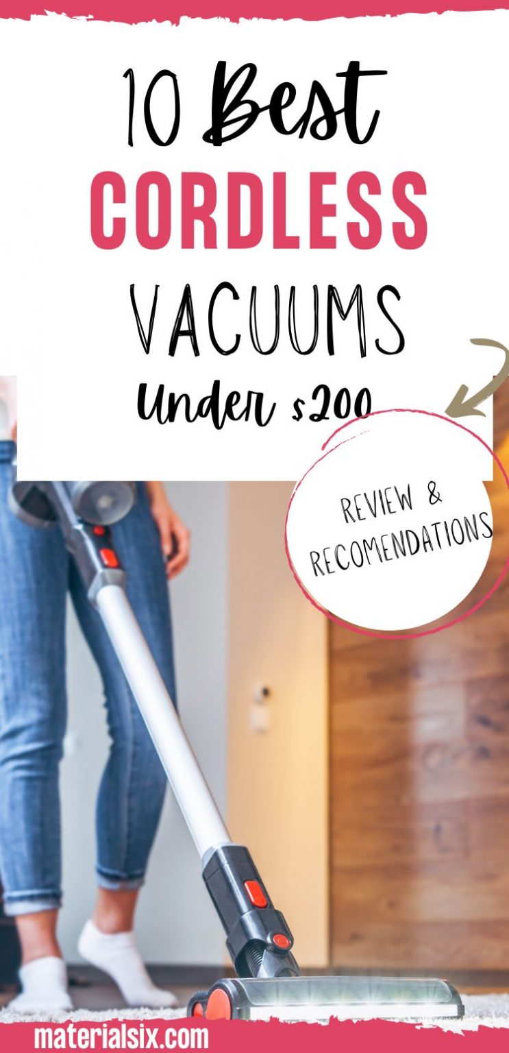 10 Best Cordless Vacuums under 200 (Reviews &