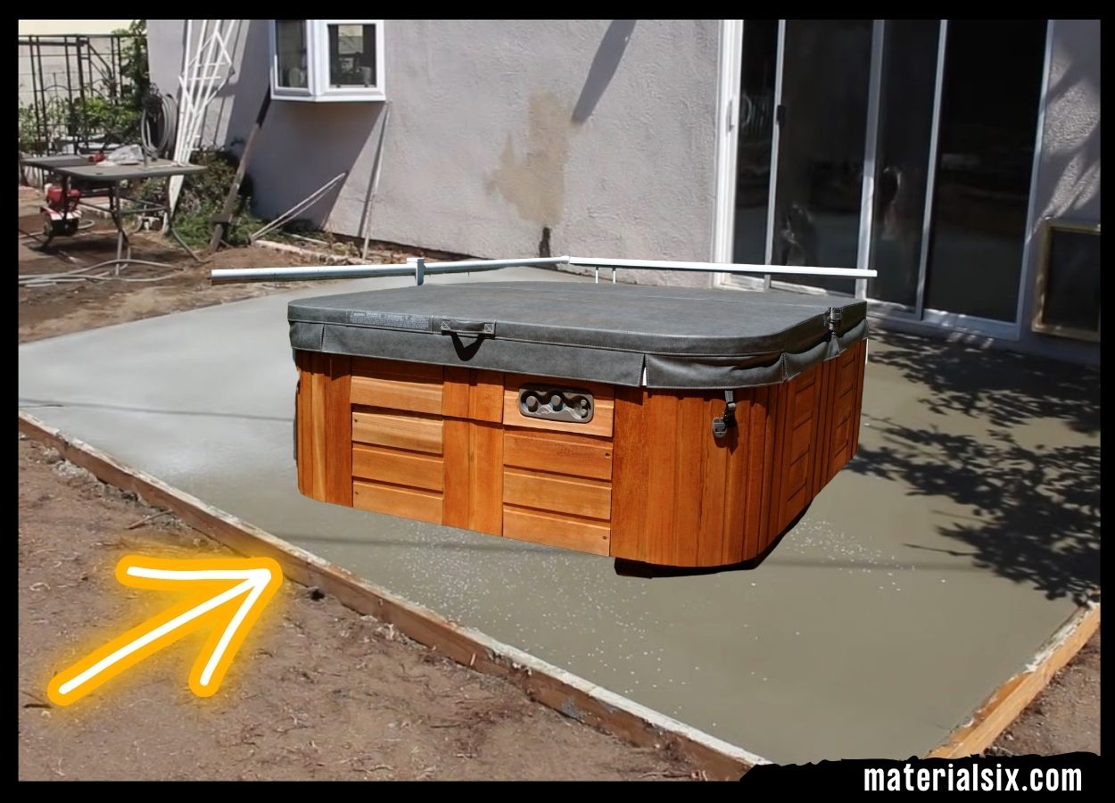 How to Pour a Concrete Slab for a Hot Tub