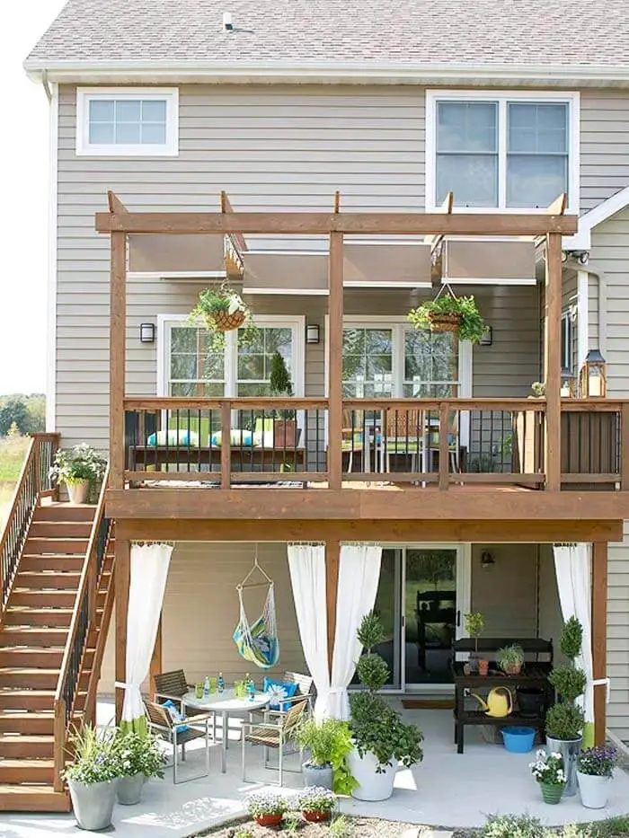 patio under deck ideas