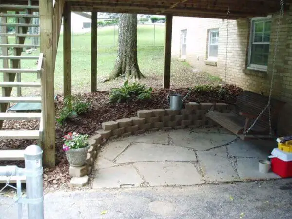 Concrete patio under deck ideas