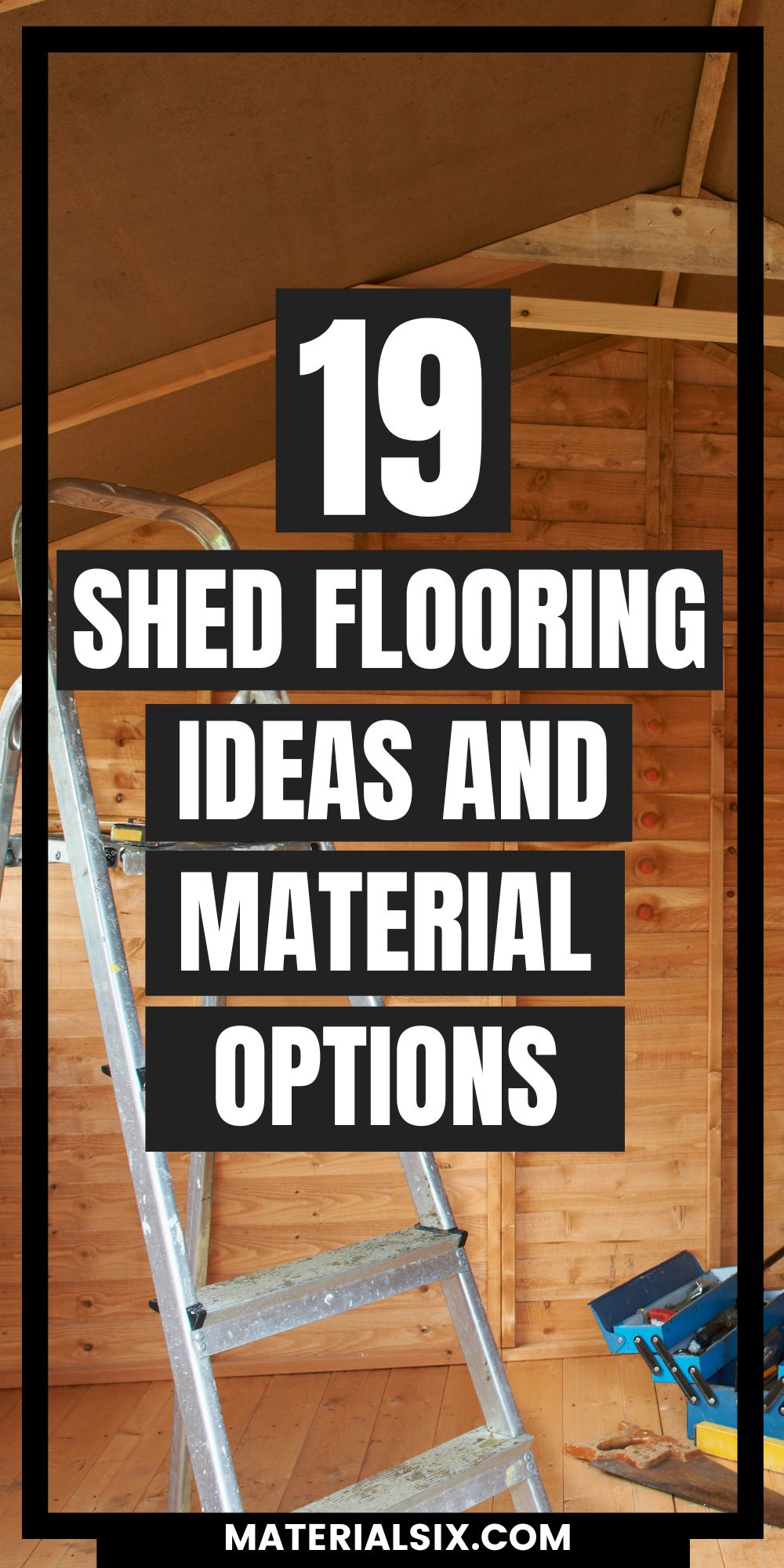 19 Shed Flooring Ideas and Material Options