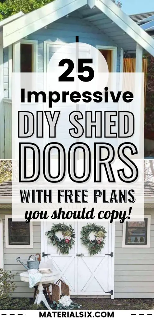 25 Creative DIY Shed Door Ideas Photos Free Plans   25 Creative DIY Shed Door Ideas Photos Free Plans 2 495x1024 