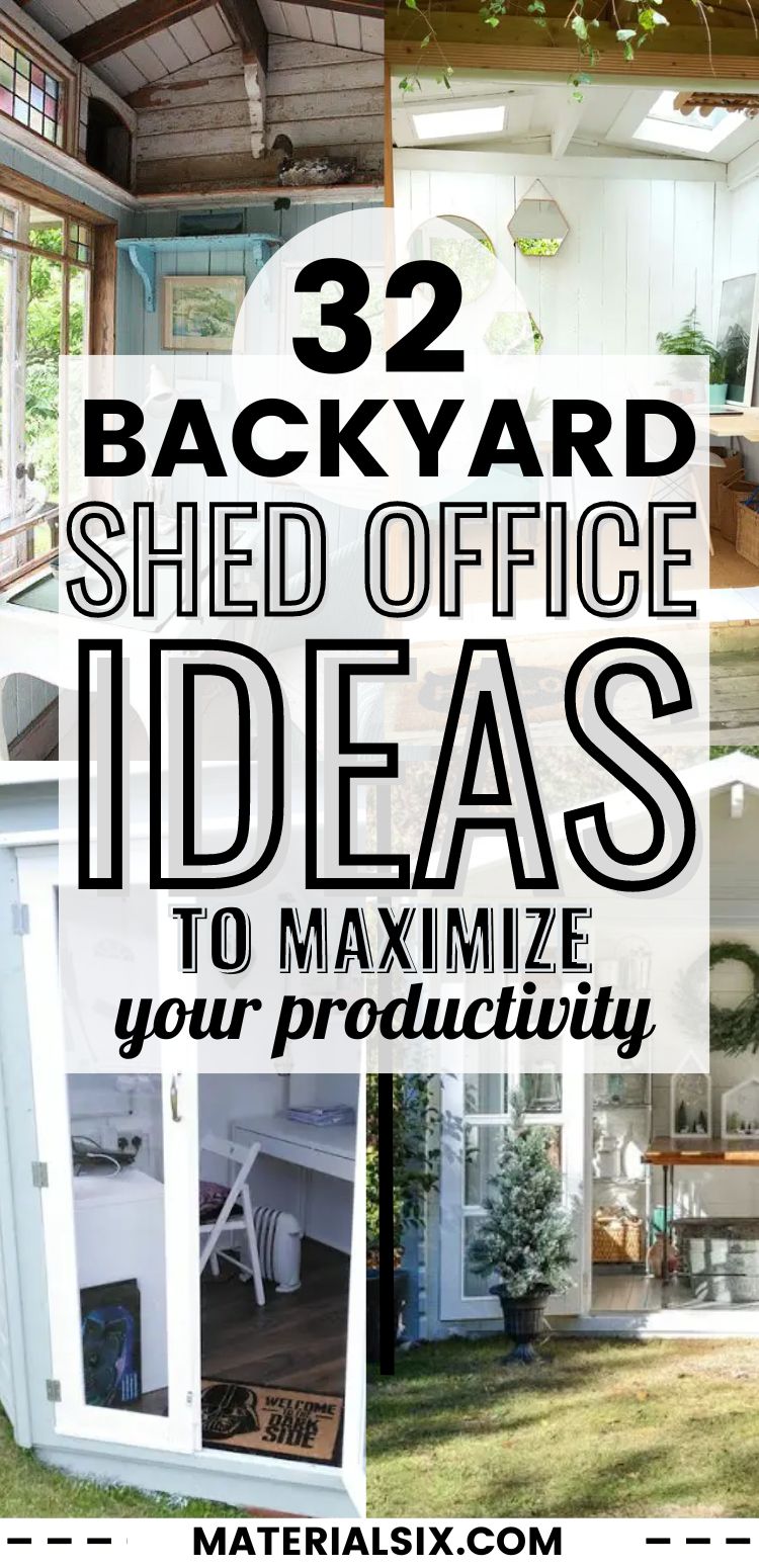 Shed Office Ideas to Maximize Productivity