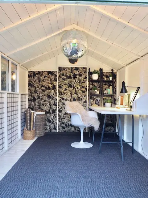 Backyard shed office ideas