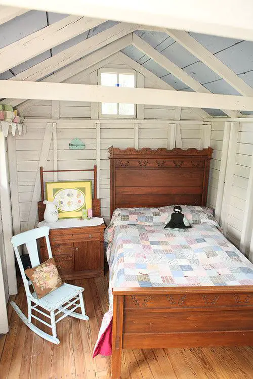 Small shed Bedroom