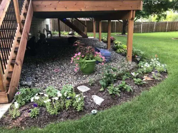 Under deck landscaping ideas