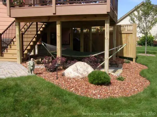 Under deck landscaping ideas