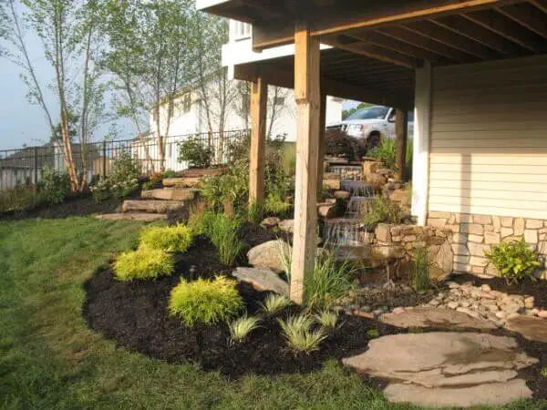 Under Deck landscaping