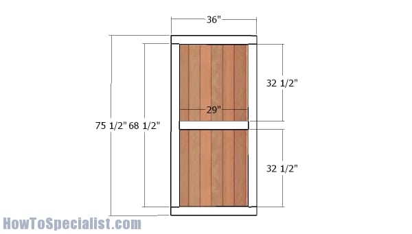 Building a shed door