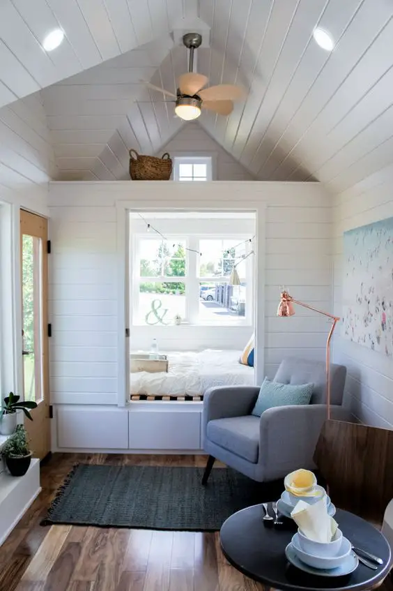 She shed interior wall Ideas