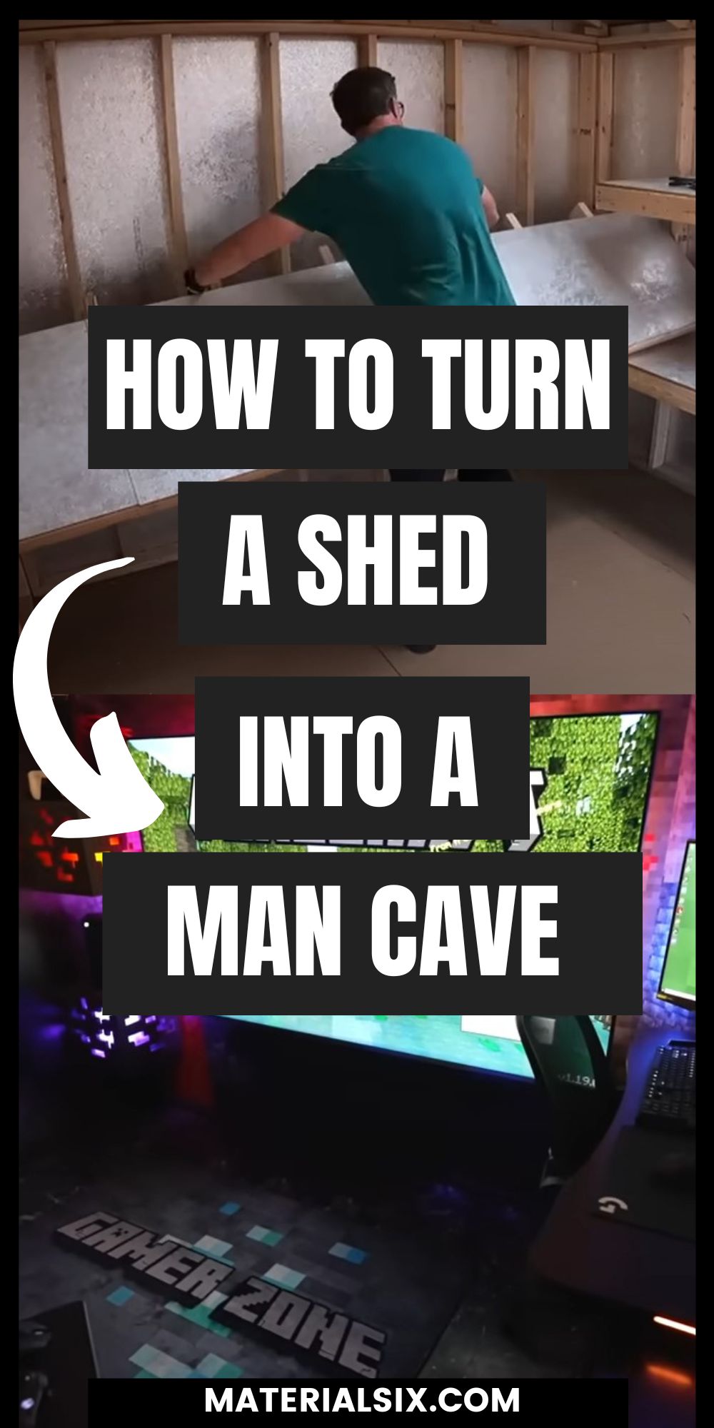 How to Turn Your Shed into a Man Cave 