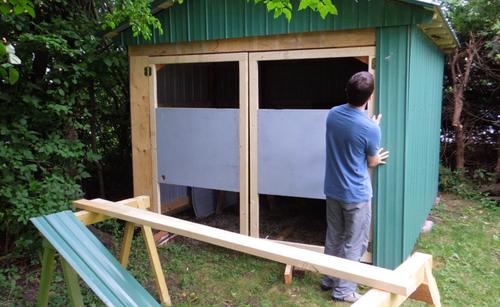 making doors for shed