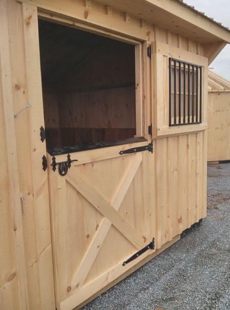 Wooden Dutch Shed Door