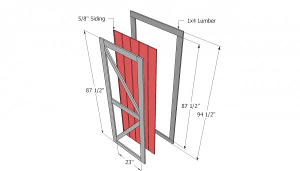 door shed plans