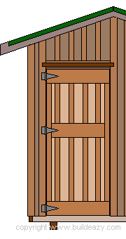 How to make a shed door