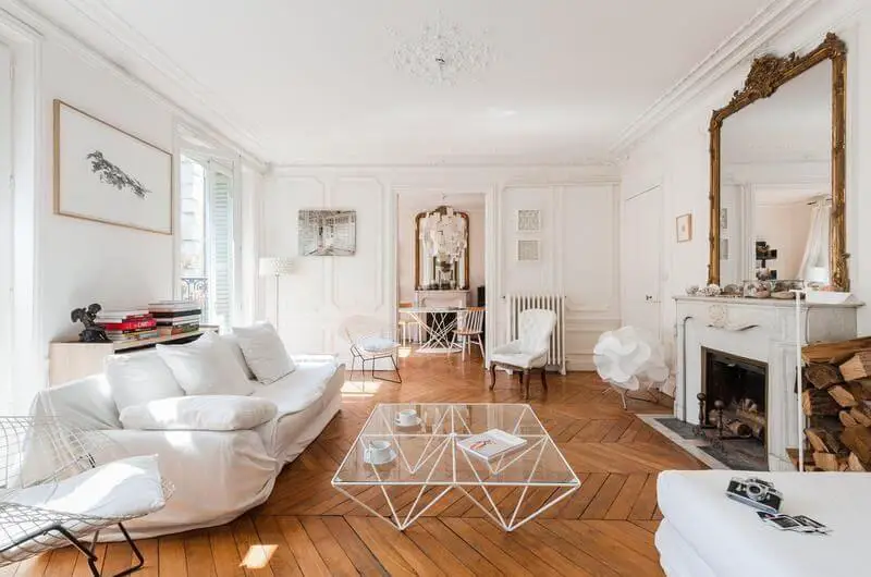 Parisian White Sofa