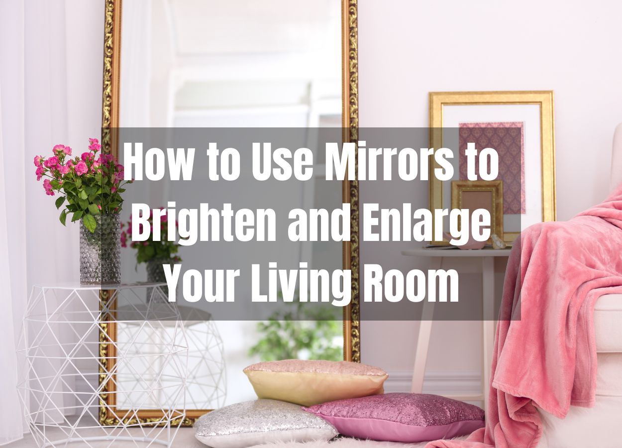 How to Use Mirrors to Brighten and Enlarge Your Living Room