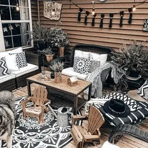 Boho Patio Decor