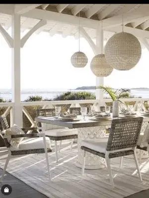 Coastal Patio Decor