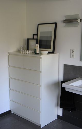 IKEA Hacks - Malm Dresser for Bathroom Storage