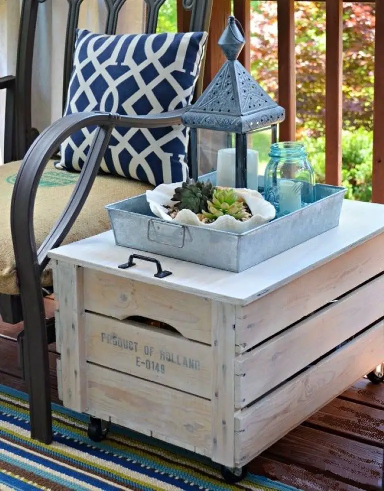 Repurposing Items - Outdoor Patio Decor