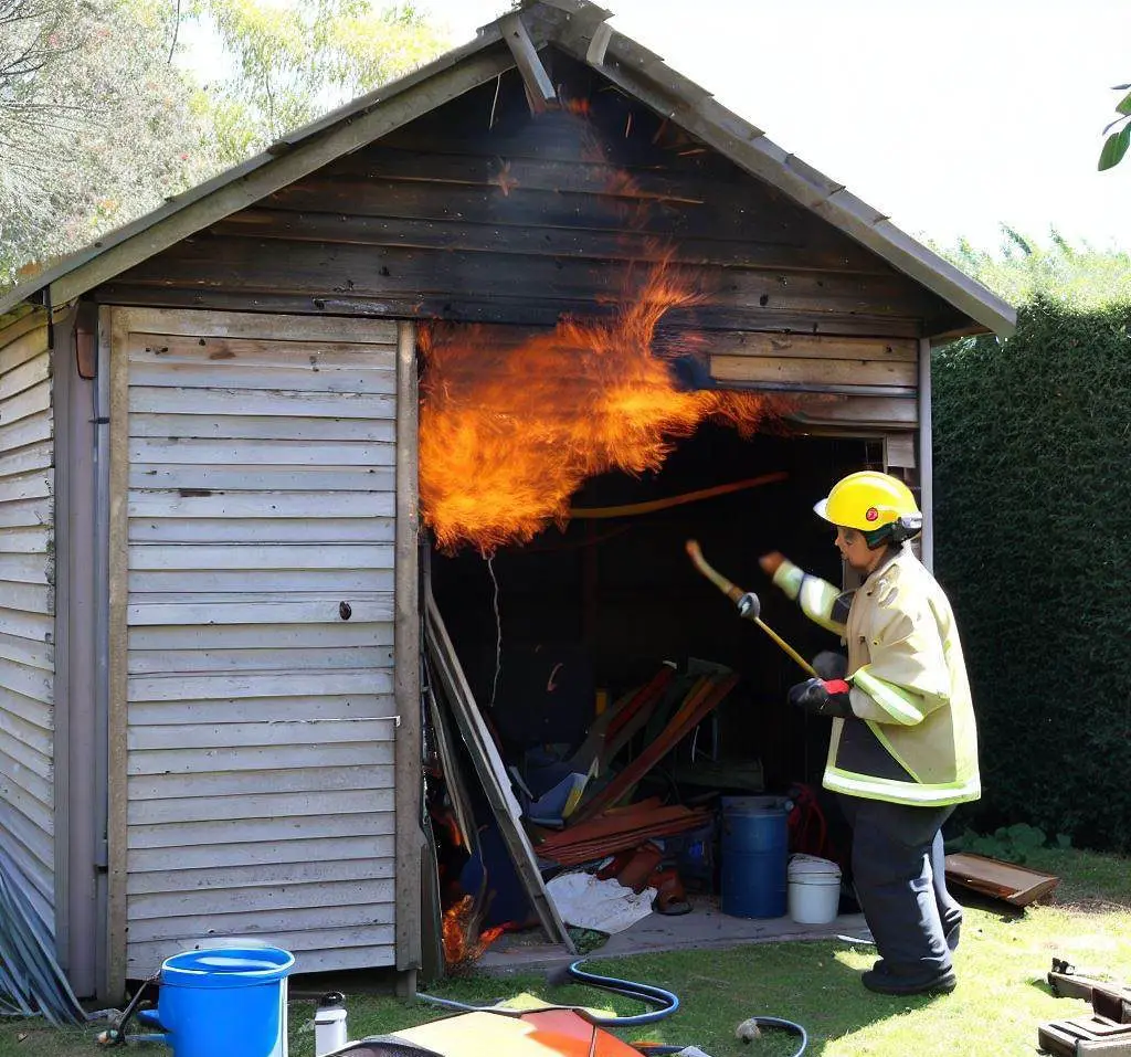 Shed maintenance tips - fire safety