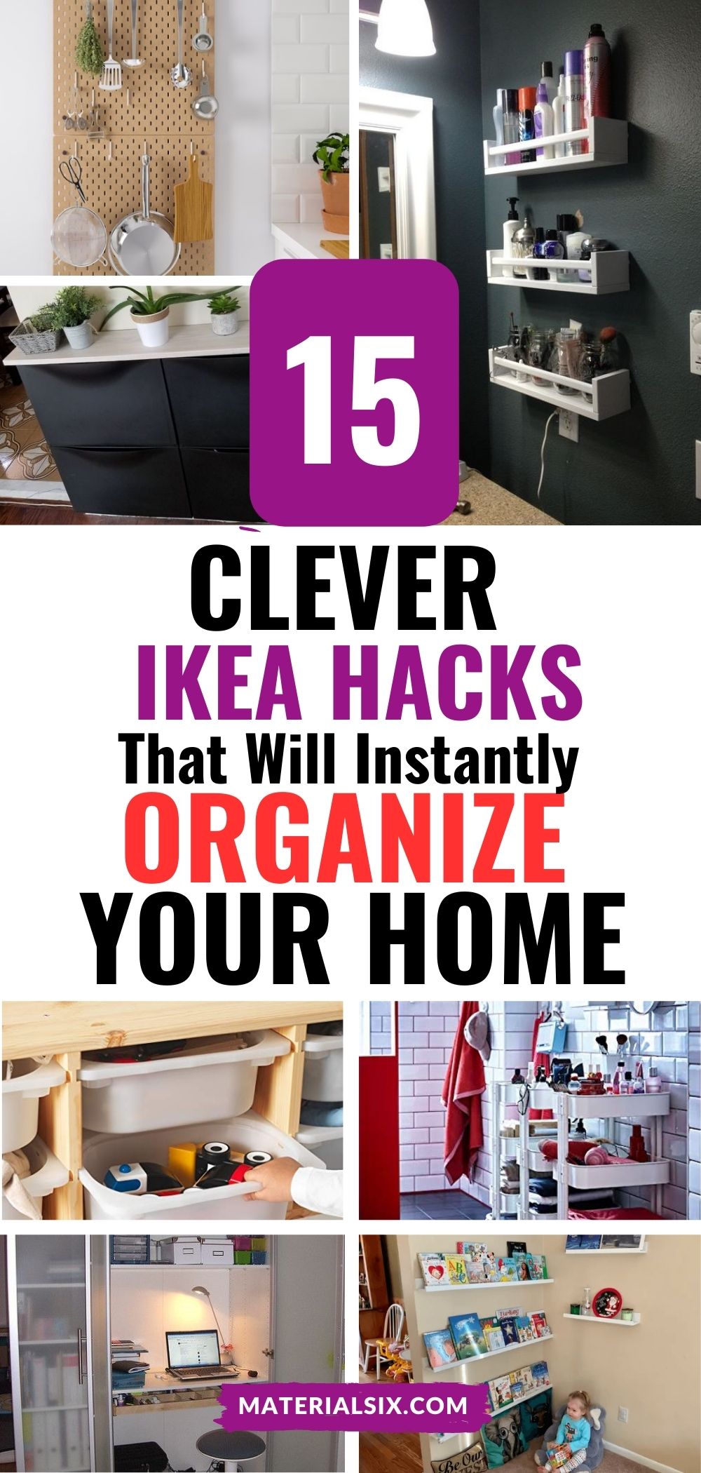 IKEA Hacks for a More Organized Home