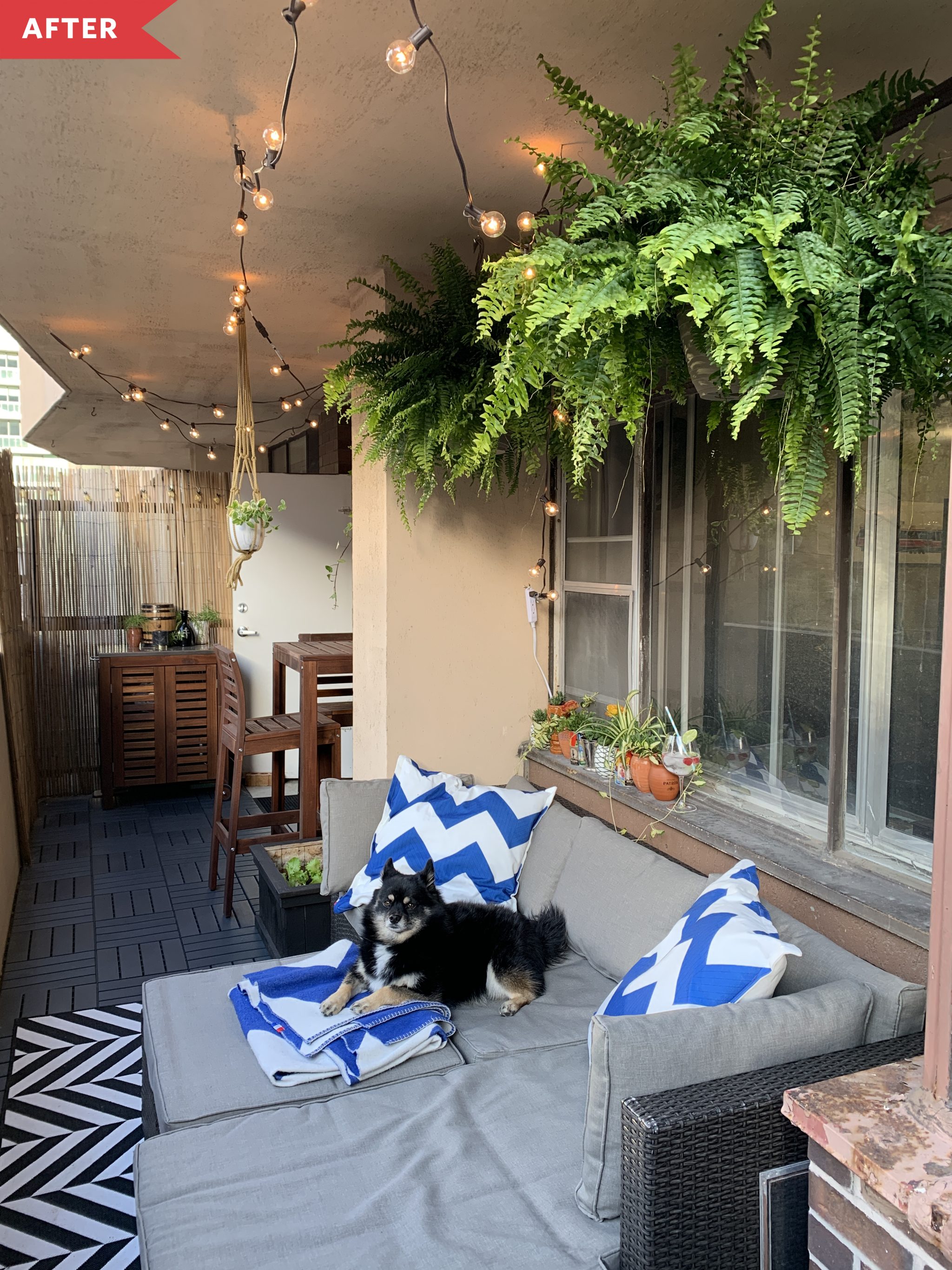 Utilizing Corners and Walls Outdoor Patio