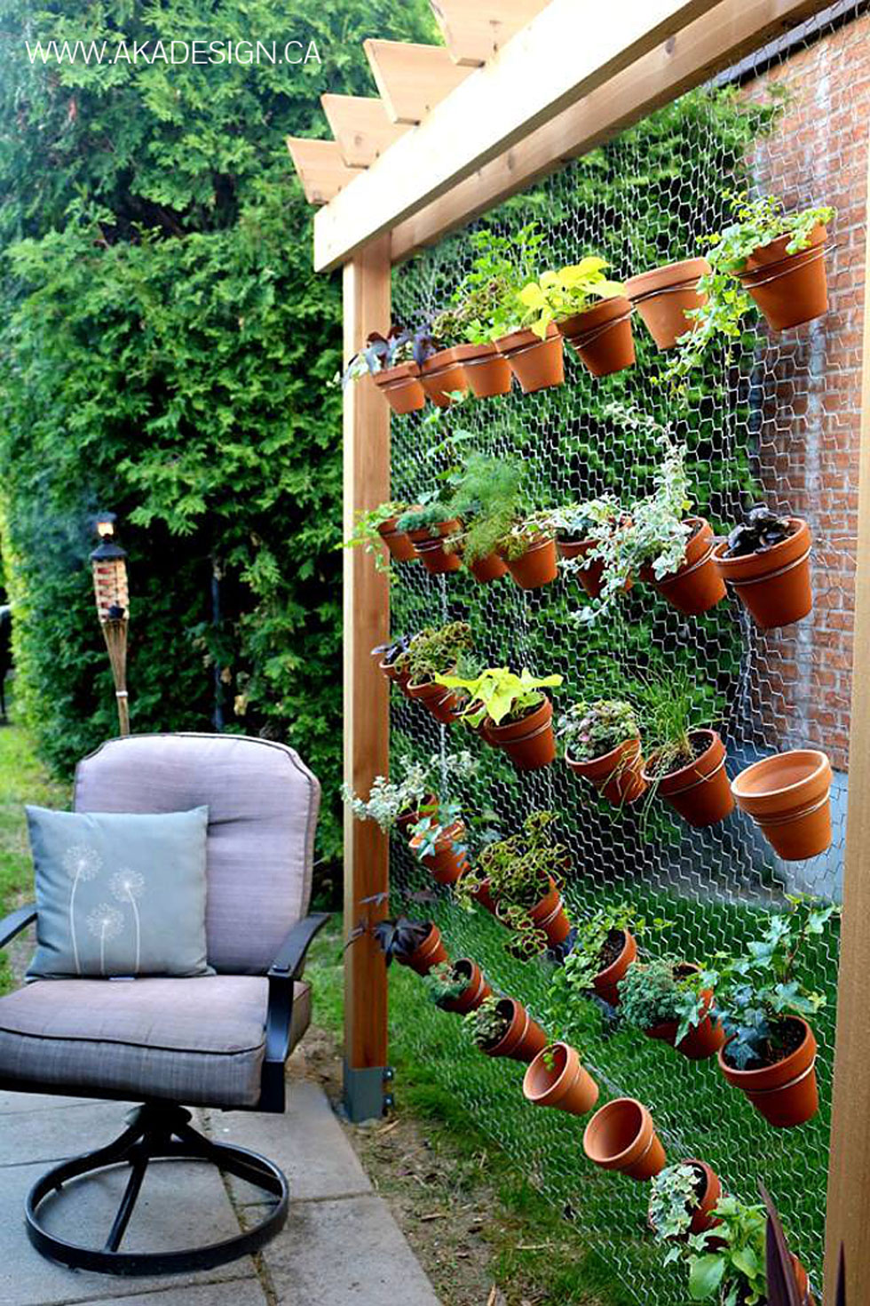 Vertical Gardening Patio Design