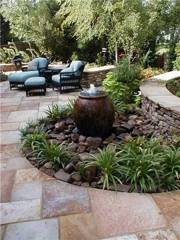 Water Features Outdoor Patio Design