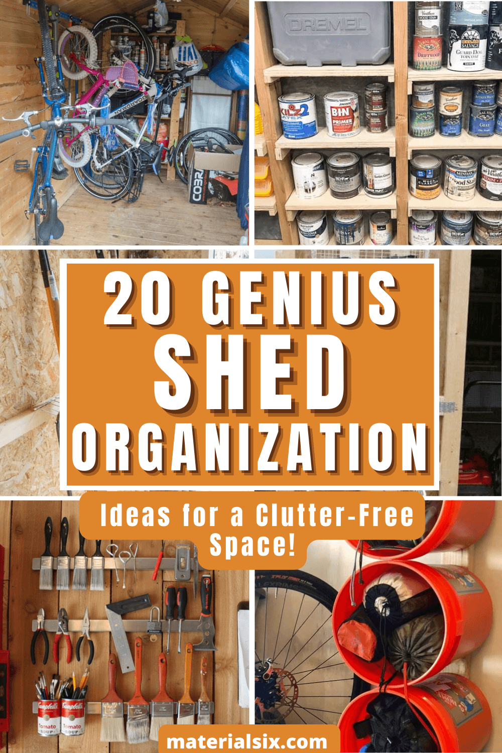Genius Shed Organization Ideas