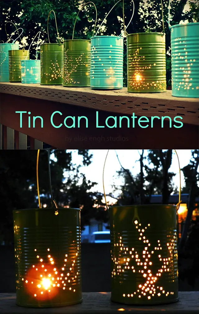 Tin Can Lanterns Tutorial