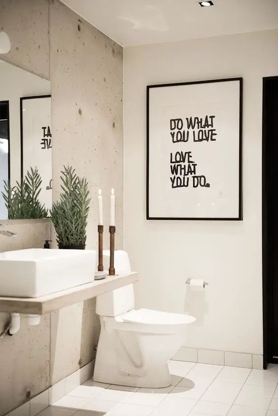 Inspirational Quotes - Bathroom Counter Decor Ideas