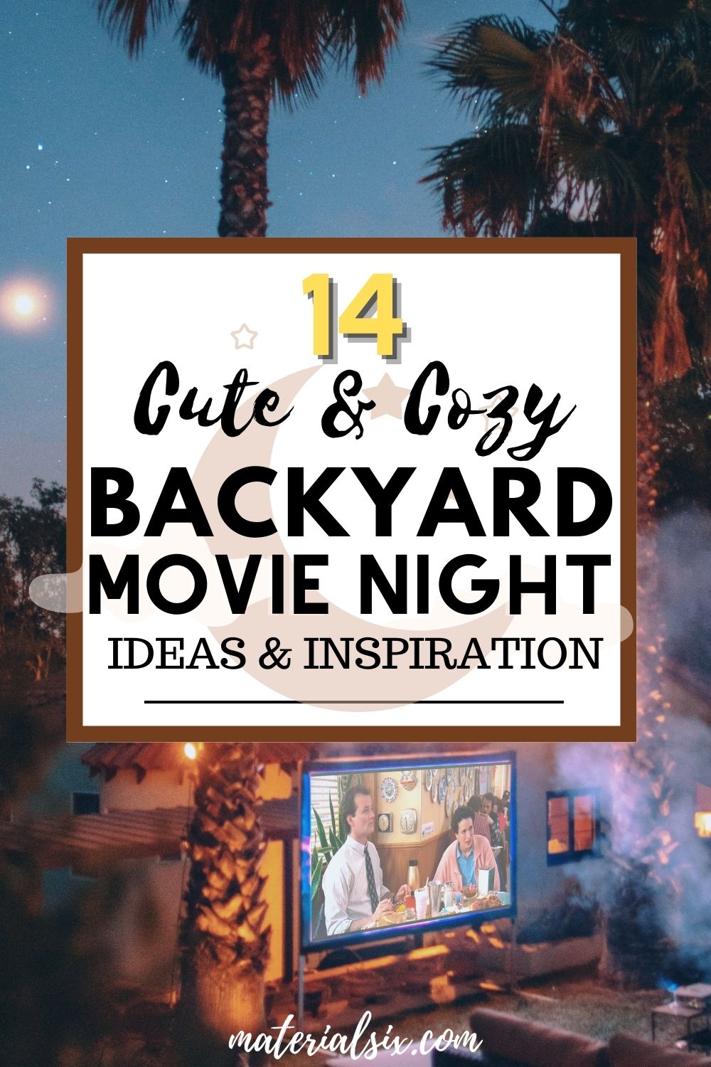 14 Cozy Backyard Movie Night Inspirations