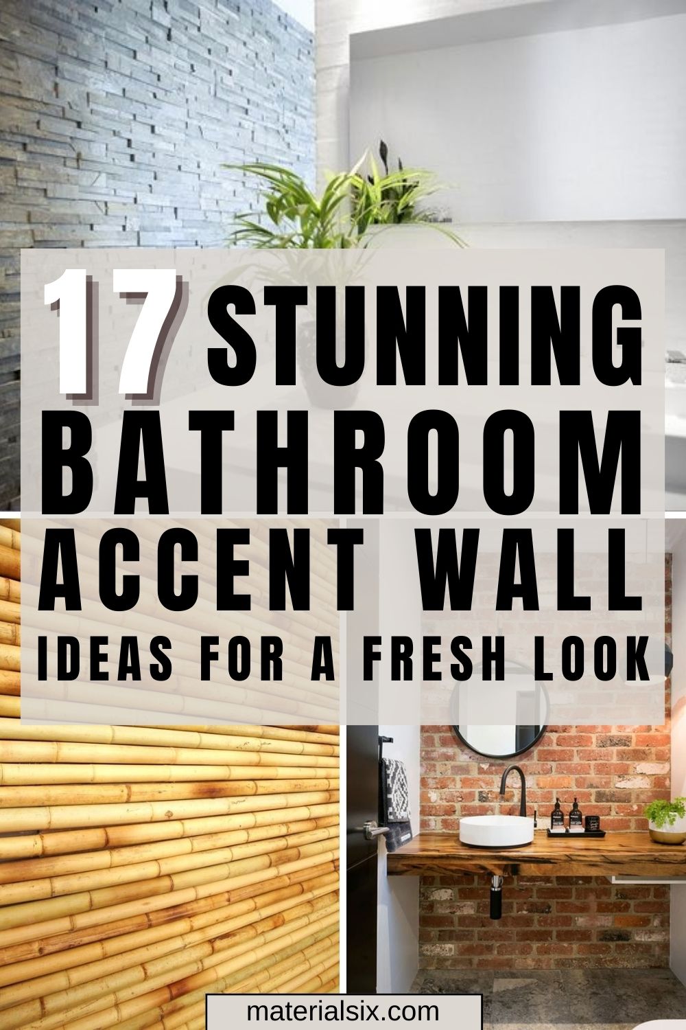 Bathroom Accent Walls that Make a Statement!