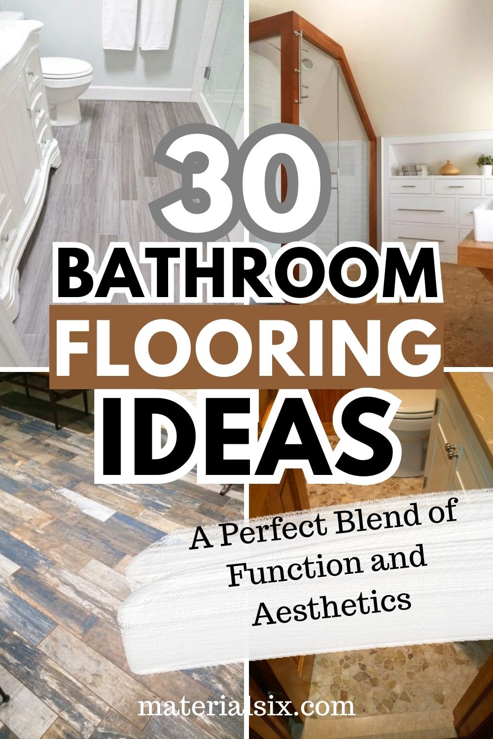 30 Bathroom Flooring Ideas: A Perfect Blend of Function and Aesthetics