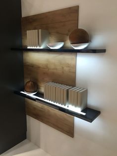 Best Floating shelves with lights ideas