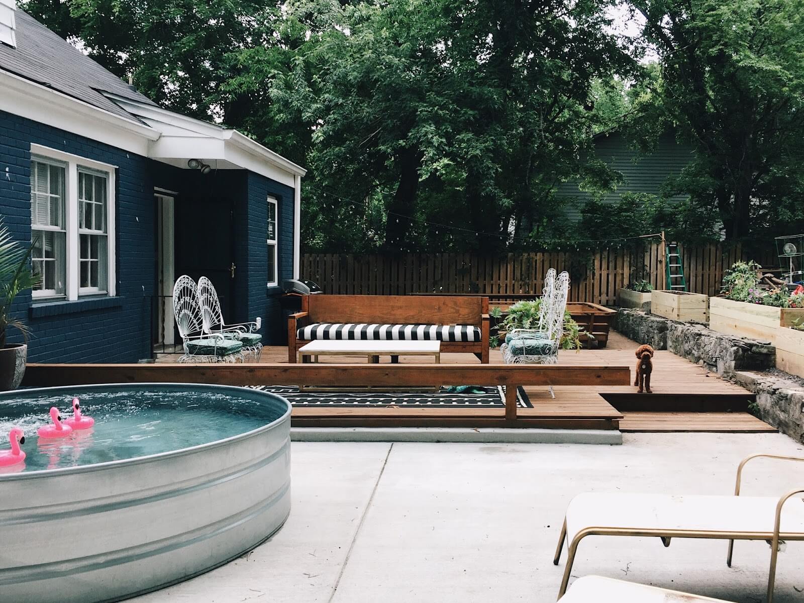 DIY stock tank pool ideas backyard