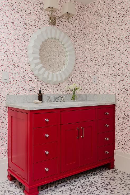 red-wooden-washstand-with-red-wallpaper