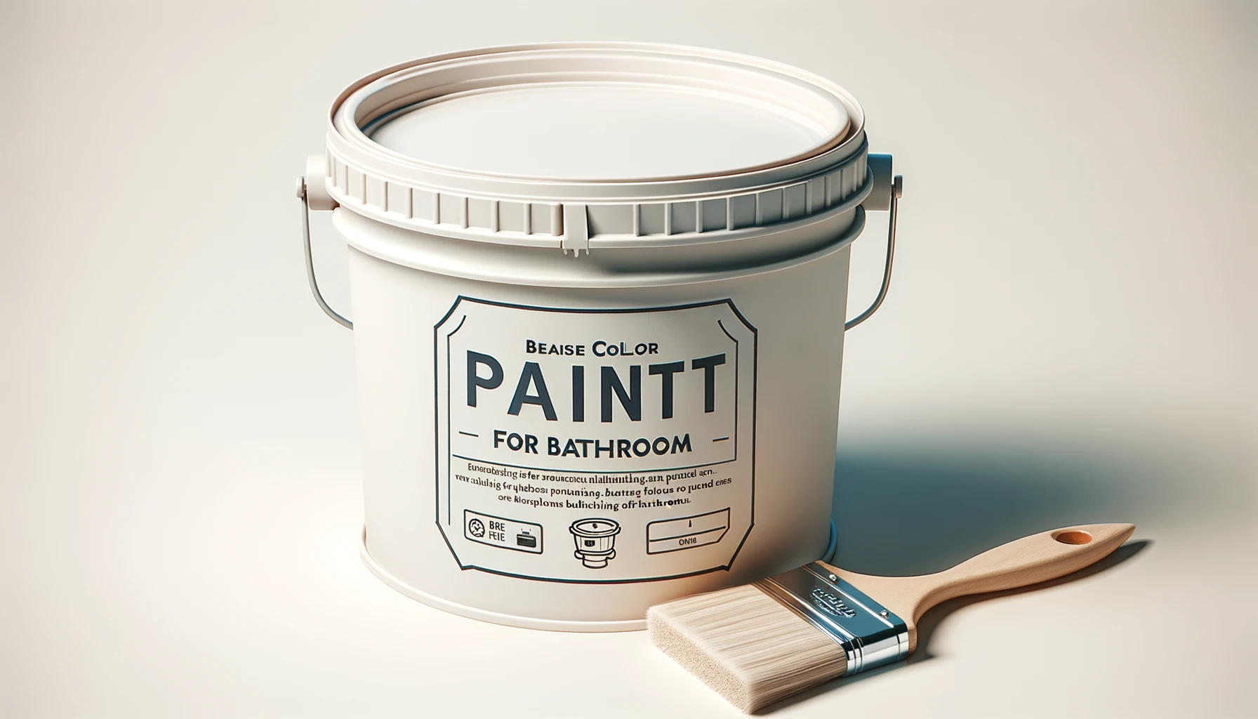 can you use flat paint in bathroom