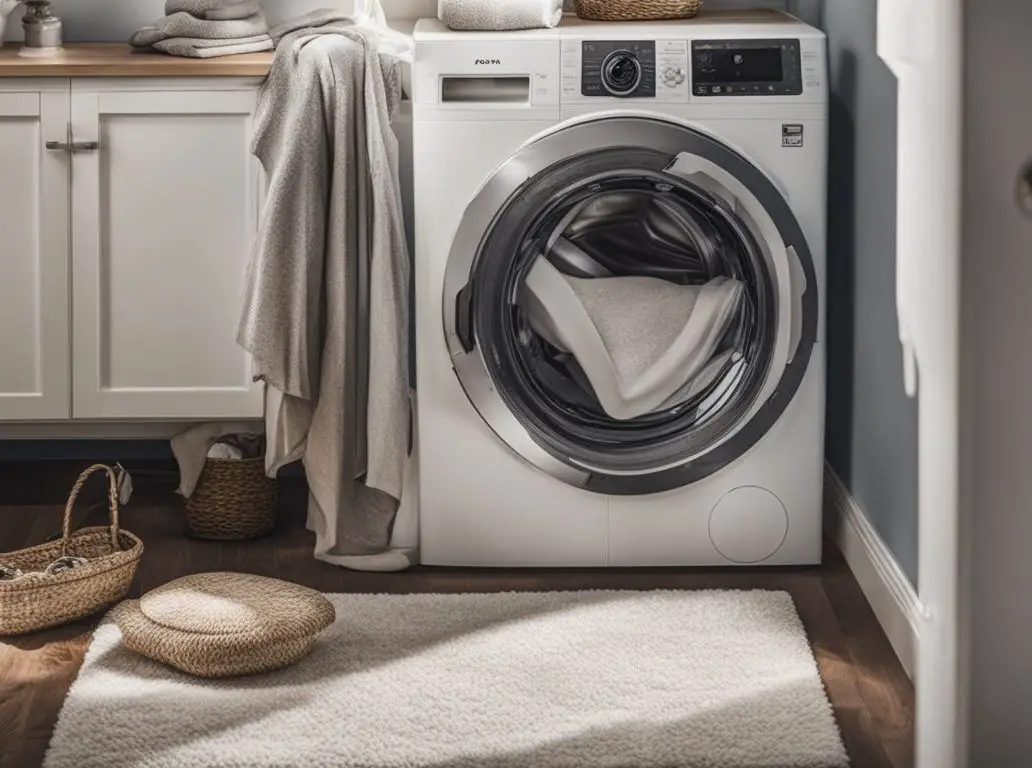 How to wash bathroom rugs and mats in a washing machine