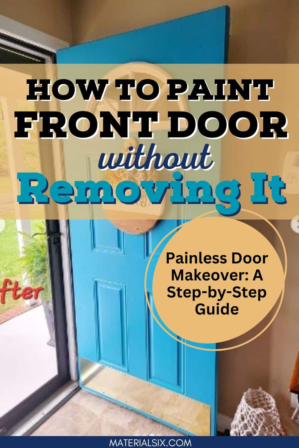 how to paint exterior front door