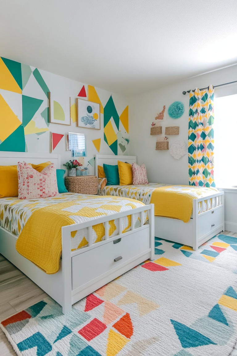 20 Trendy Kids Shared Bedroom Ideas for Modern Families - MaterialSix