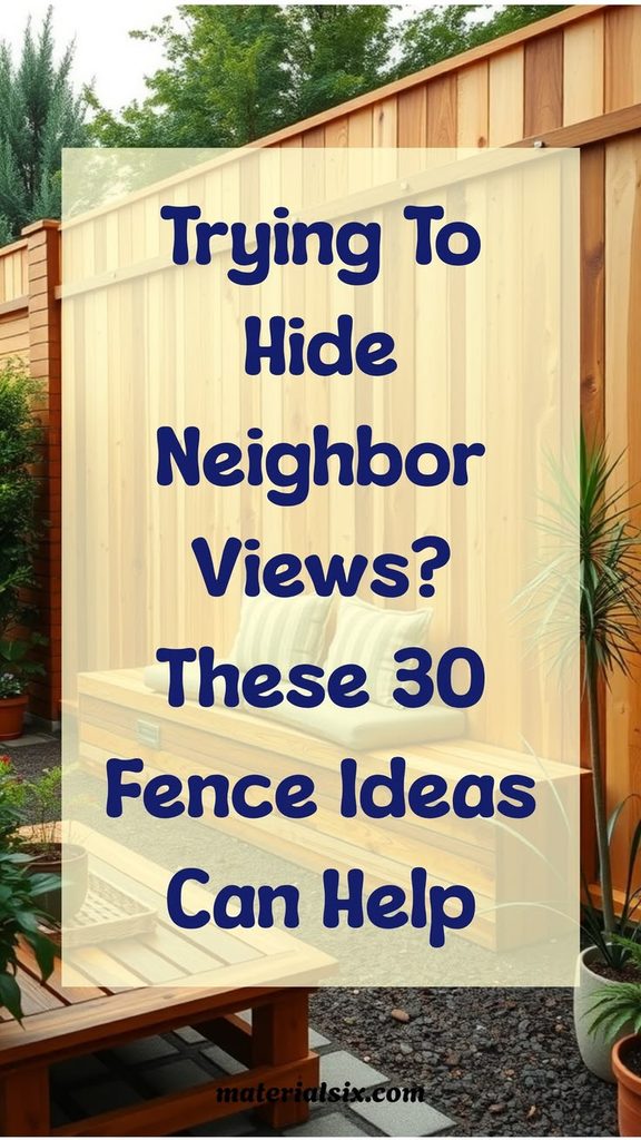 30 stunning privacy fence ideas to transform your backyard into a secluded retreat