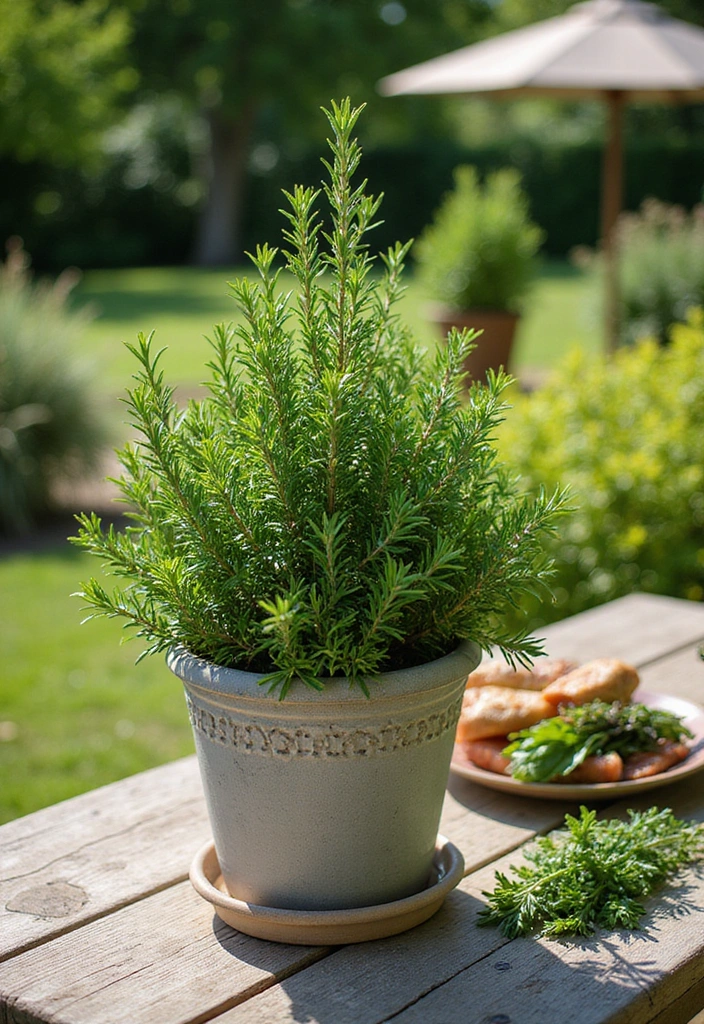 Discover the 12 Best Mosquito Repelling Plants for a Blissfully Bug-Free Summer! - 5. Rosemary - A Robust Aromatic